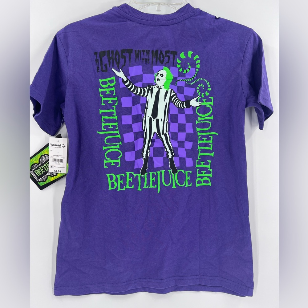 Beetlejuice The Ghost with The Most Unisex T-Shirt small new